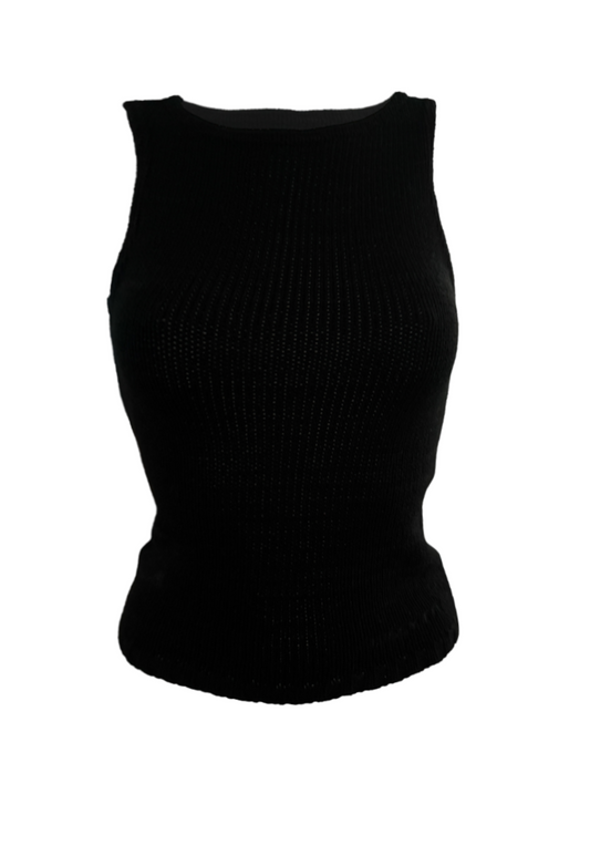 ONYX HISSY KNIT VEST - S HISSY FIT LTD