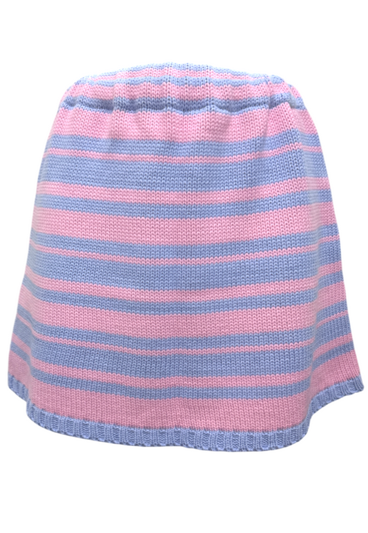 BUBBLEGUM HISSY KNIT MINI SKIRT *PRE-ORDER*