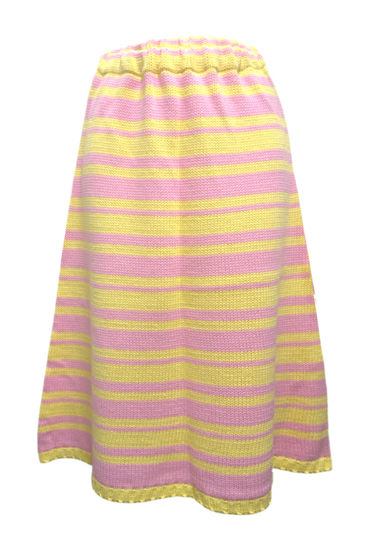 RHUBARB & CUSTARD HISSY KNIT MIDI SKIRT *PRE-ORDER*