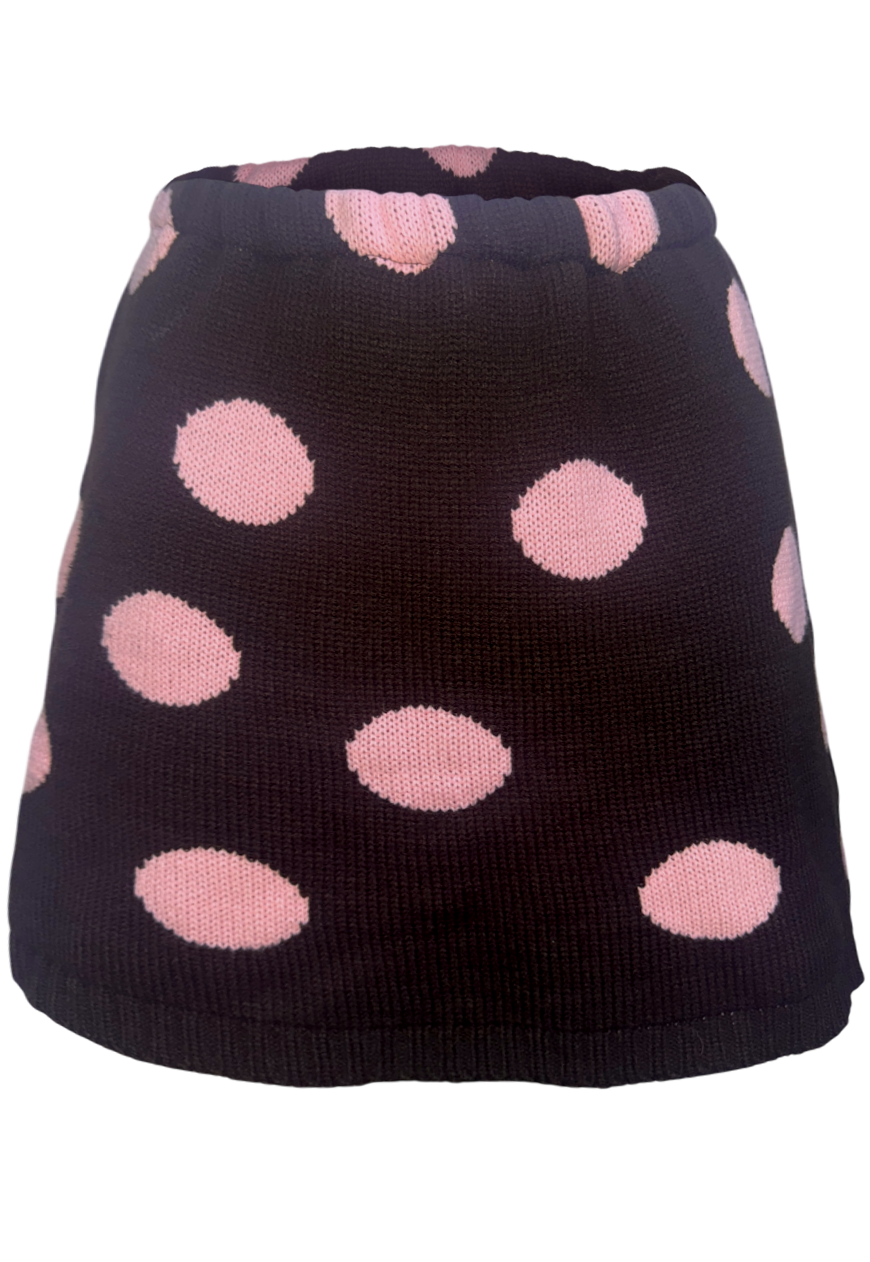 COLD-BREW & STRAWBERRY HISSY KNIT MINI SKIRT *COMING SOON* - S HISSY FIT LTD