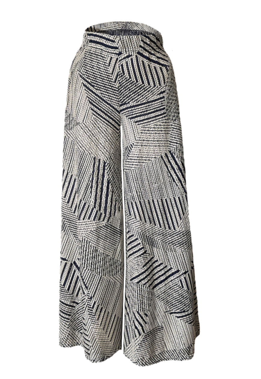 Chevron palazzo deals pants