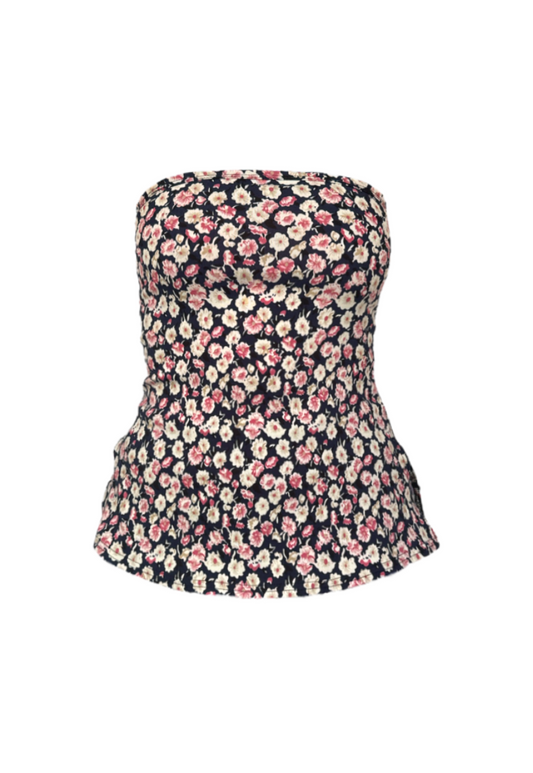 BLOSSOM BANDEAU SPLIT TOP