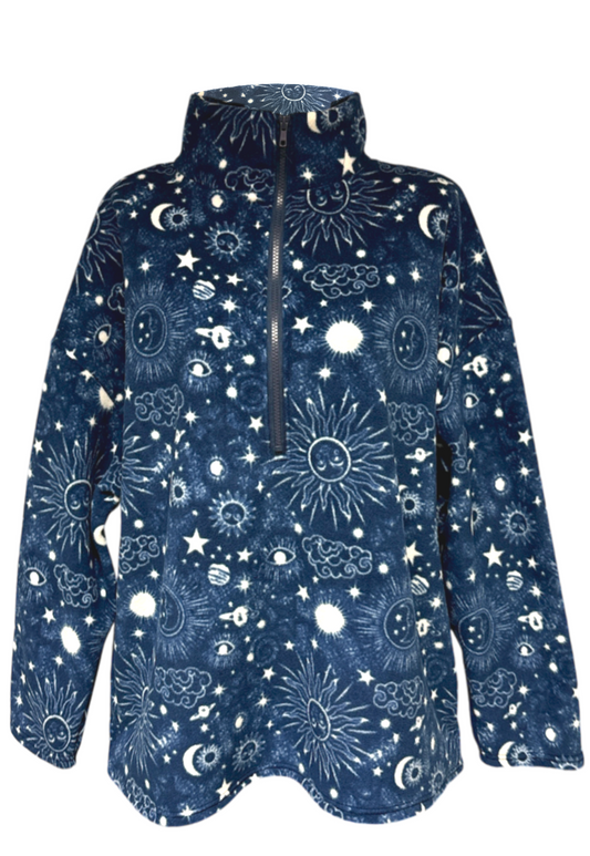 CELESTIAL PRINT FLEECE