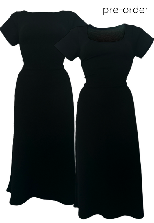 eclipse multiway cap sleeve cinch maxi dress *pre-order*