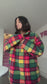 PLAID PRINT FLEECE