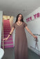 MULTIWAY EARTHLIGHT CAP SLEEVE CINCH MAXI DRESS
