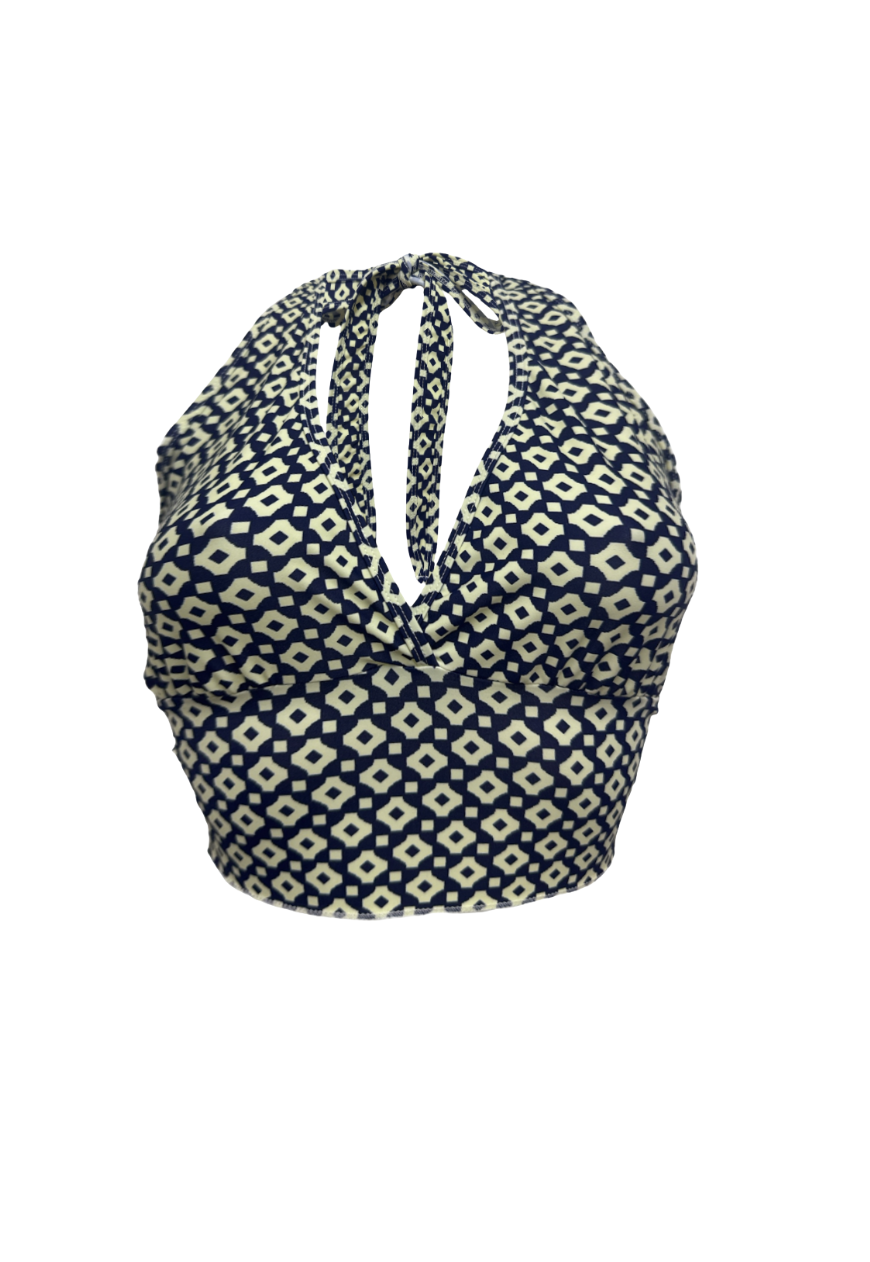 offcuts geometric halter top *coming soon*