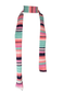 pastel plissé skinny scarf