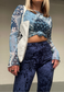 OCEAN BLUE VELVET FLARES - HISSY FIT LTD