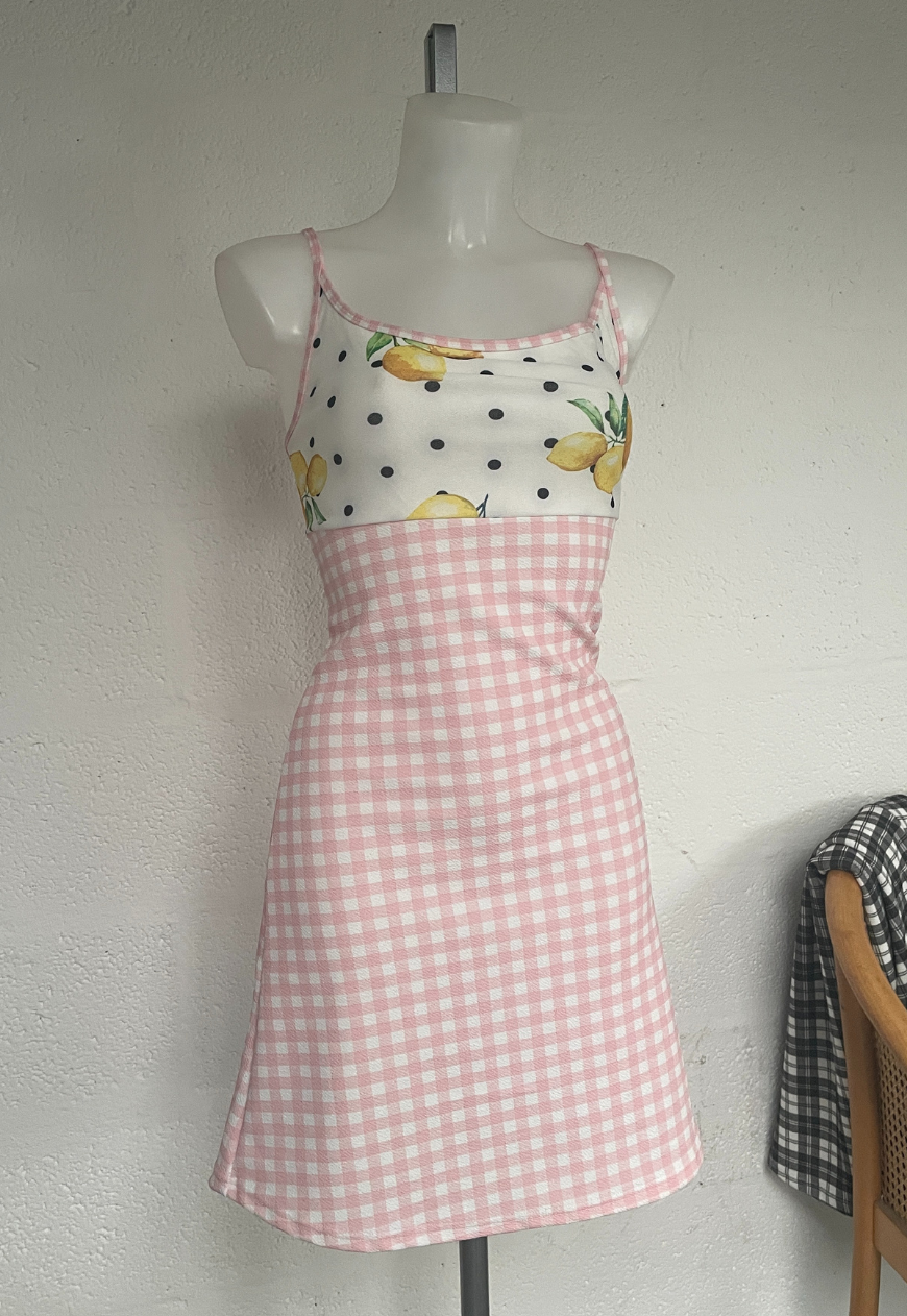 PINK LEMON PICNIC DRESS - HISSY FIT LTD