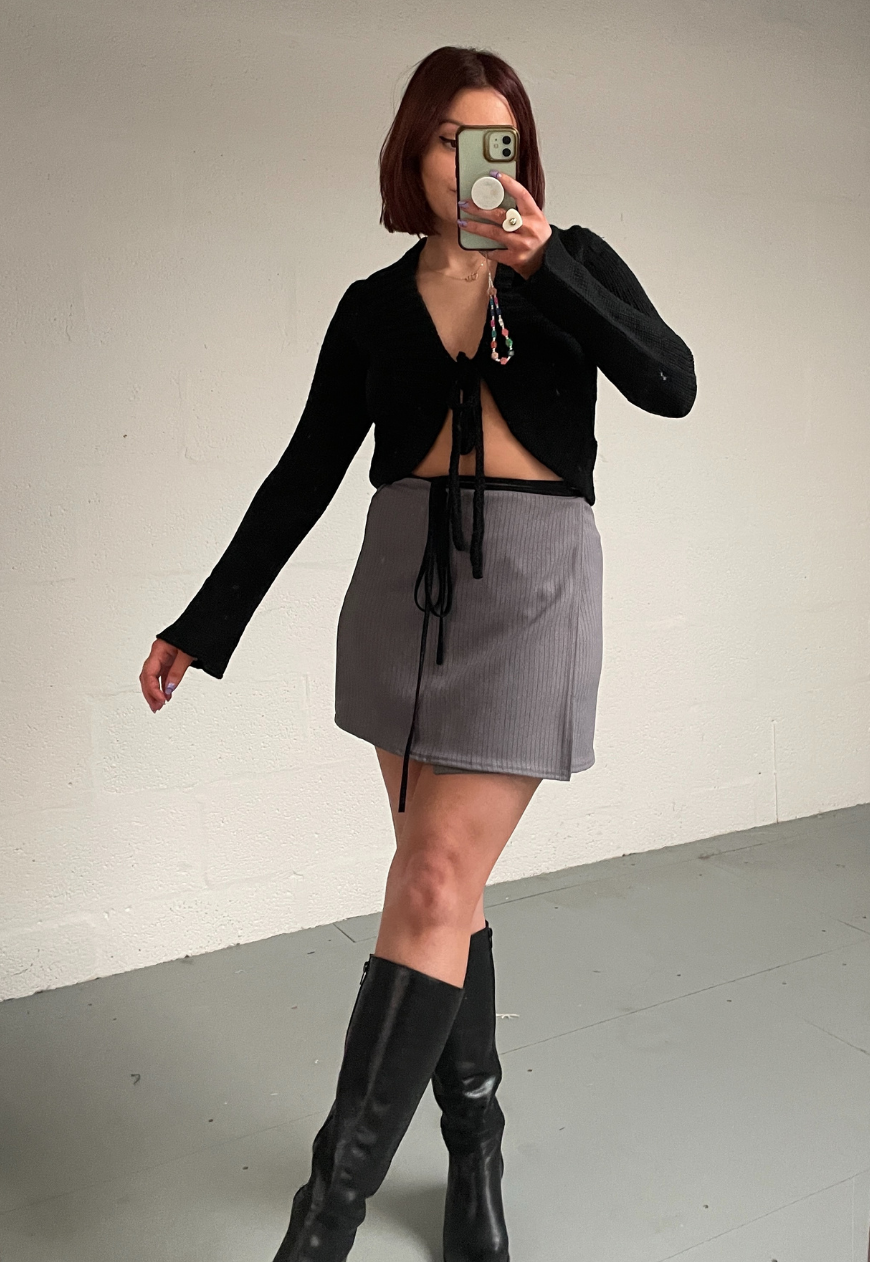 Tie 2025 up cardigan