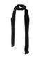 BLACK RIBBED SKINNY SCARF - HISSY FIT LTD