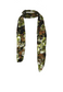 GREEN FLOWER VELVET SKINNY SCARF - HISSY FIT LTD