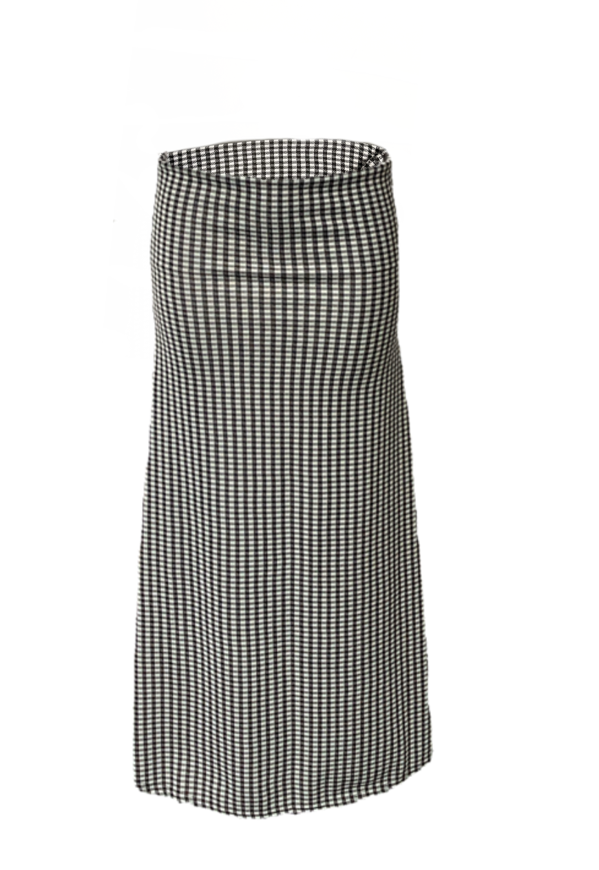 GINGHAM MID-RISE MAXI SKIRT - HISSY FIT LTD