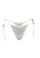CREAM SHIMMER LACE THONG - HISSY FIT LTD