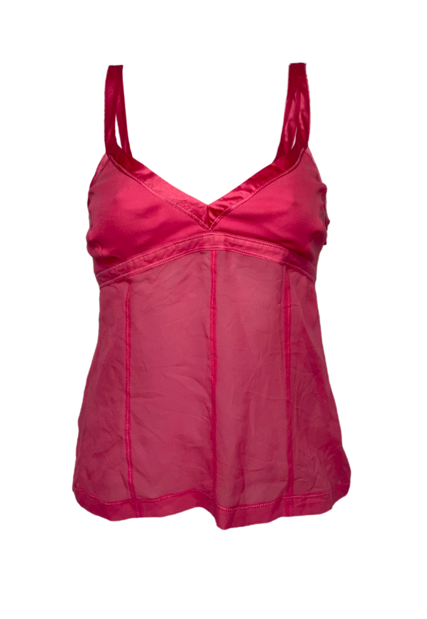 RECLAIMED TED BAKER PINK GEORGETTE TOP - HISSY FIT LTD