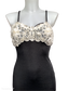 BLACK WHITE LACE BUST DRESS (082) UK SIZE 6/8 - HISSY FIT LTD